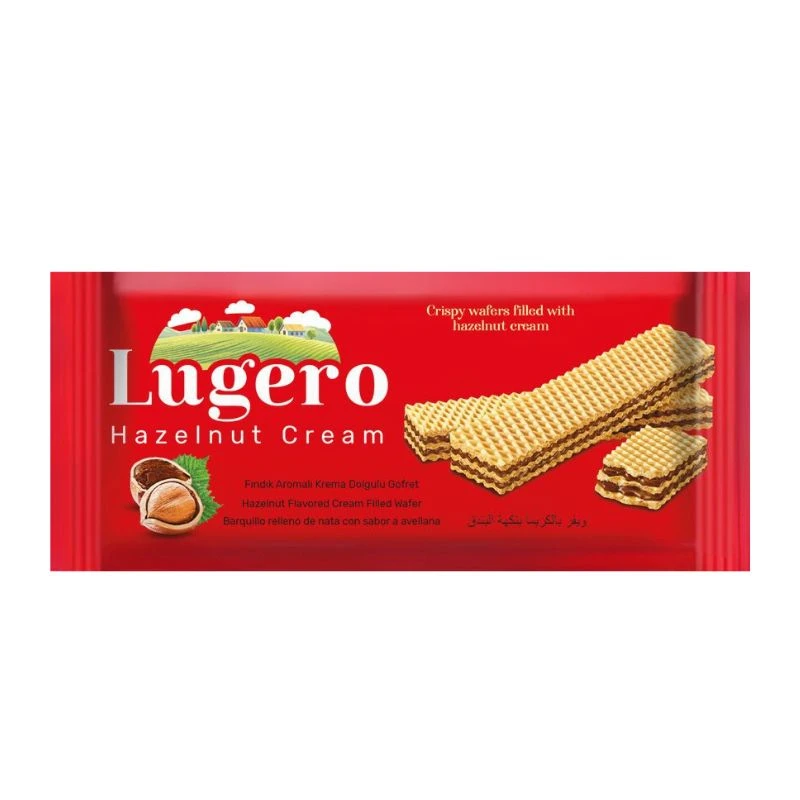 Lugero Wafer 50 G - Hazlenuet Cream