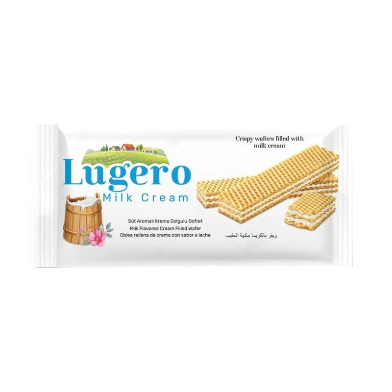 Lugero Wafer 50 G - Milk Cream