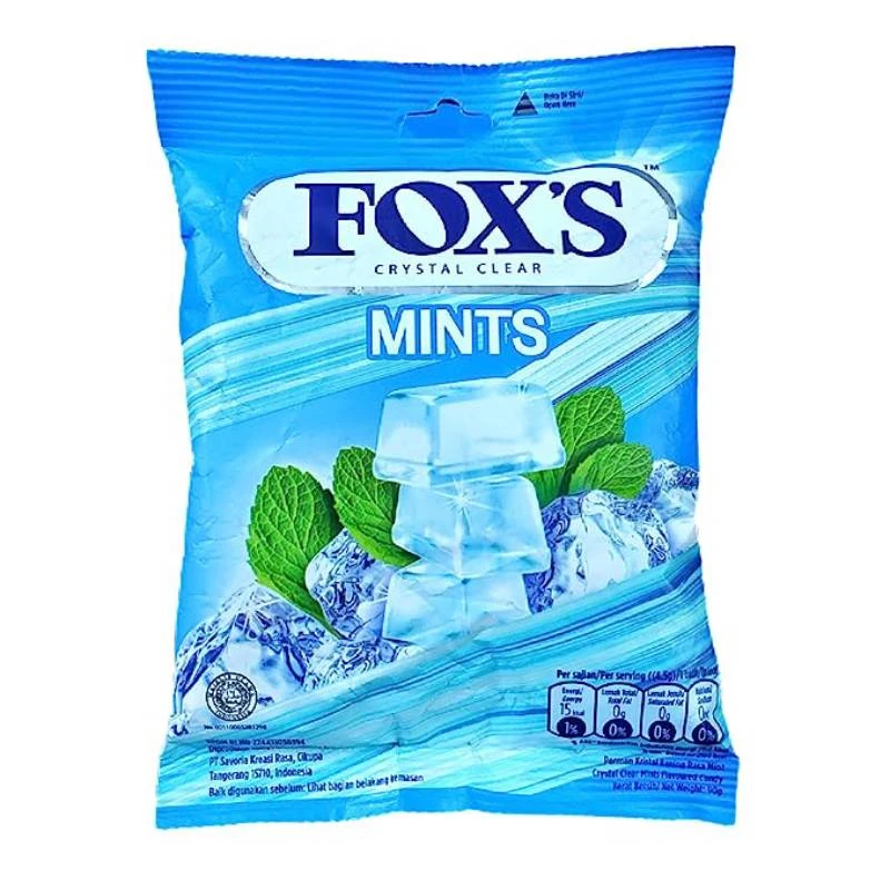 Fox's Crystal Clear Candy 90 G - Mints