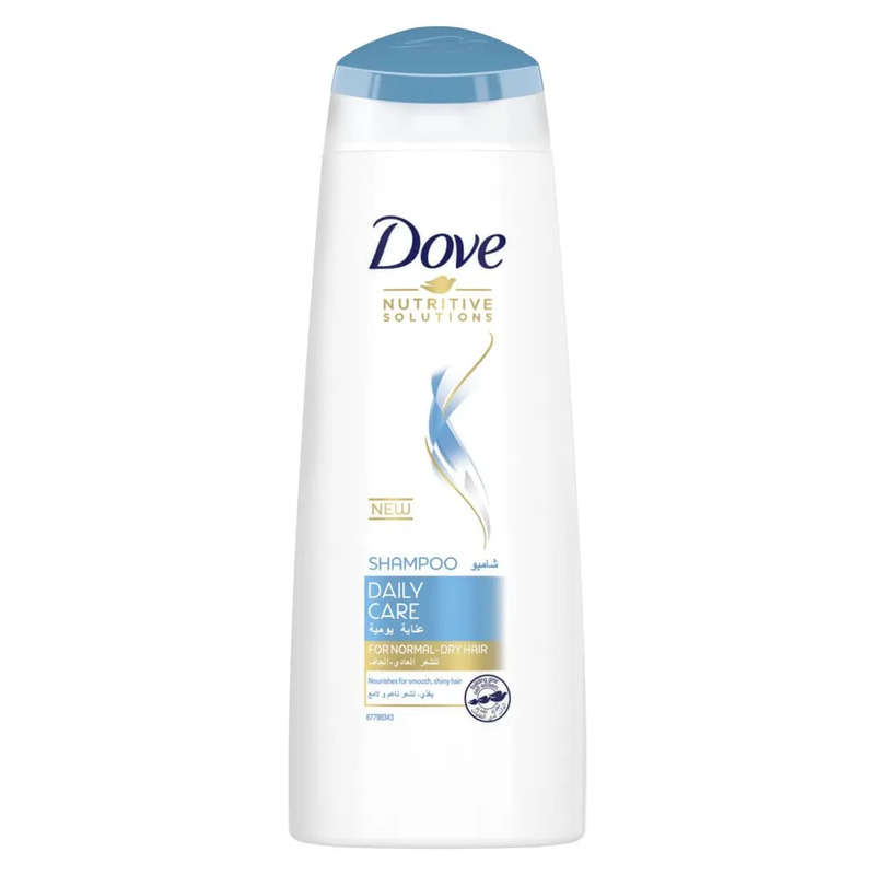 Dove Shampoo Daily Care - For Normal - Dry Hair 200 ml. Made in UAE