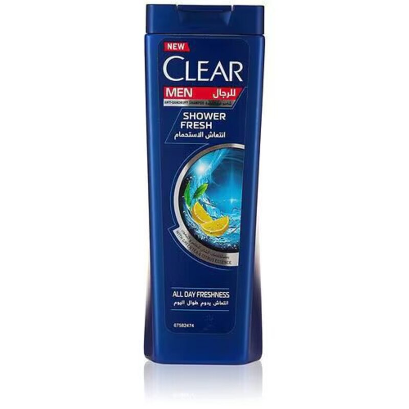 Clear Shampoo Shower Fresh - All Day Freshness 200 ml. Made in UAE