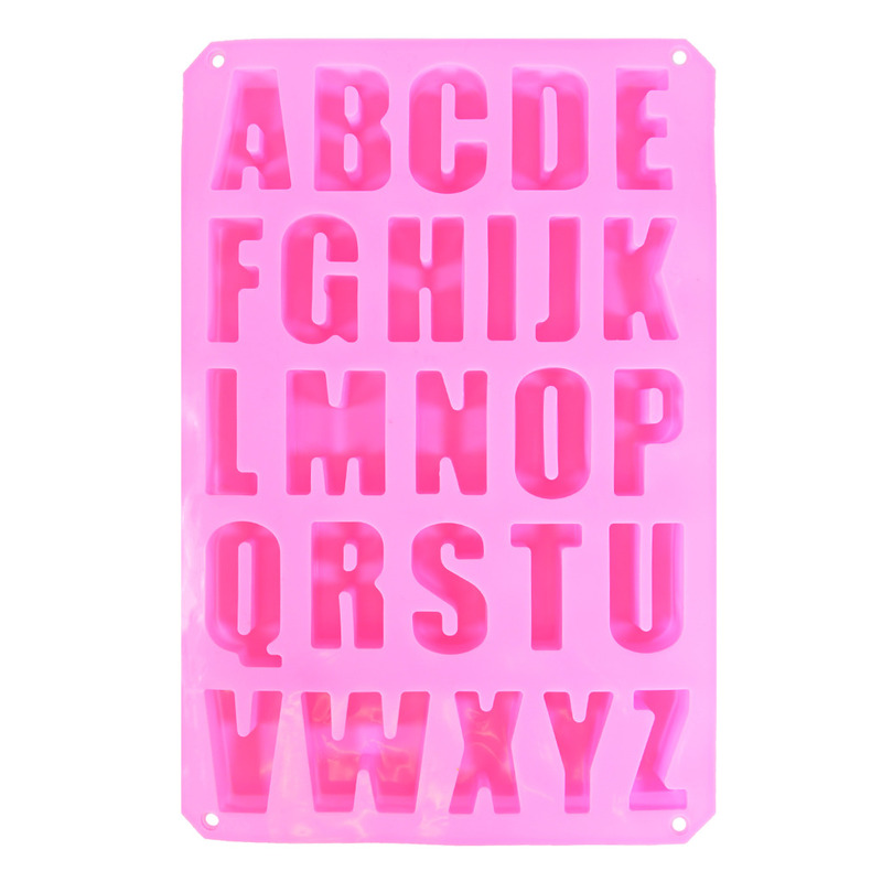 Silicone Alphabet Mold - Uppercase Letters