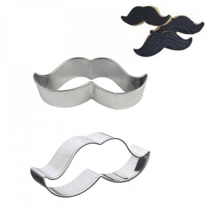 Moustache Cookie Cutter Set - 2 Pcs