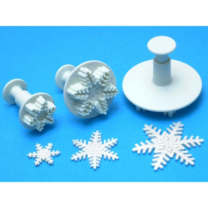 Plunger Cutter Set - Snowflake (3 Pcs)