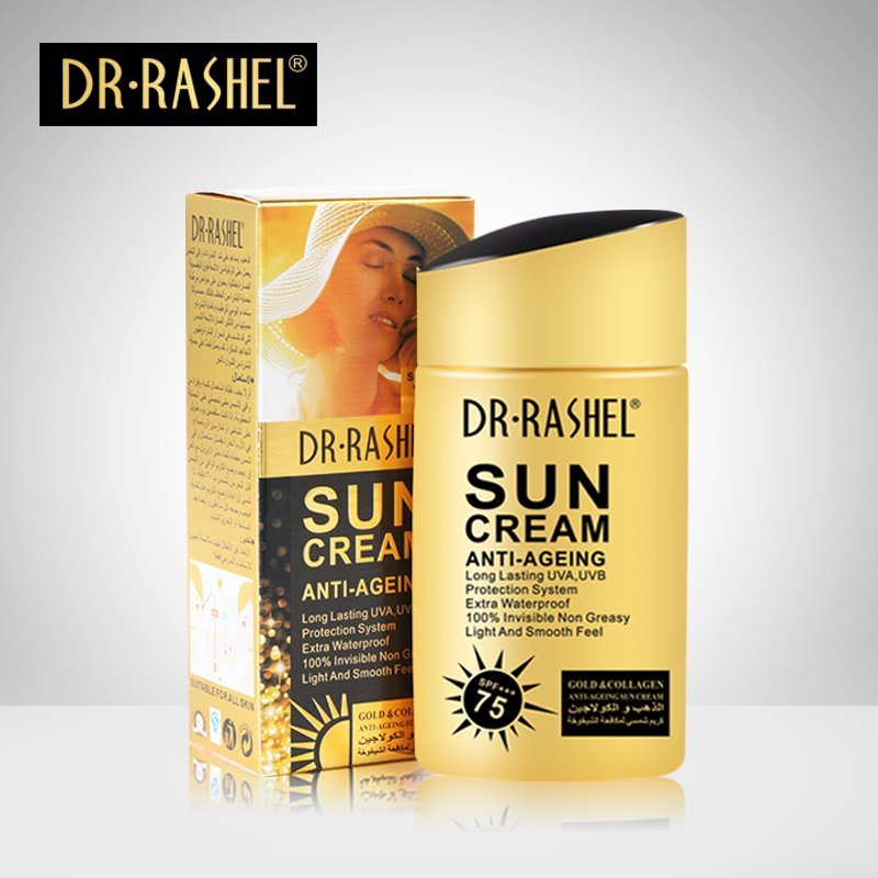 Dr Rashel Gold & Collagen Sun Cream Anti Aging 80 gms - DRL 1311