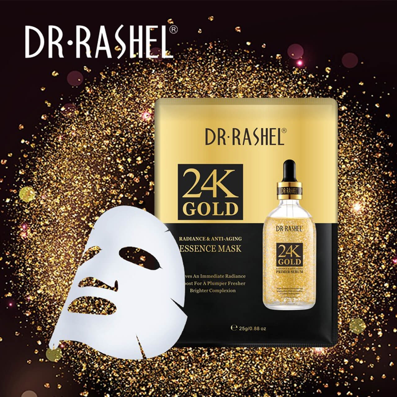 Dr Rashel 24K Gold Essence Mask 25 gms - DRL 1482