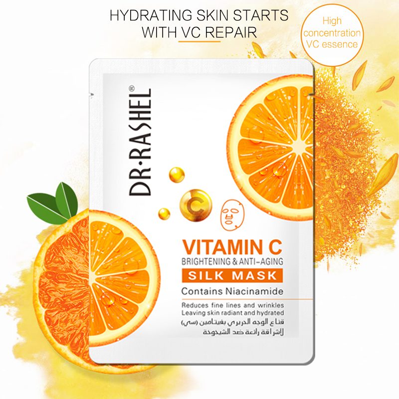 Dr Rashel Vitamin C Brightening & Anti Aging Silk Mask - DRL 1515