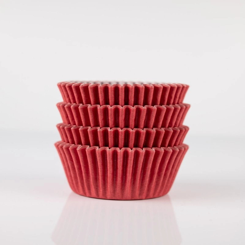 Cup Cake Liners 11 cm Base 4.4 cm - Red 25 Pcs