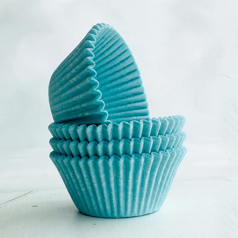Cup Cake Liners 11 cm Base 4.4 cm - Blue 25 Pcs