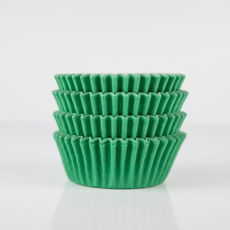 Cup Cake Liners 11 cm Base 4.4 cm - Green 25 Pcs