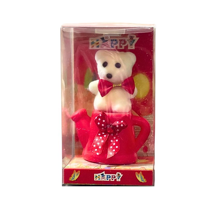Teddy - Ornament with Light - Red