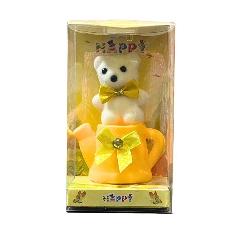 Teddy - Ornament with Light - Yellow