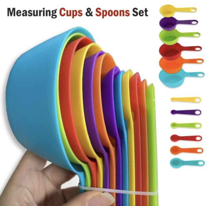 Measuring Cups and Spoon 12 Pcs Set