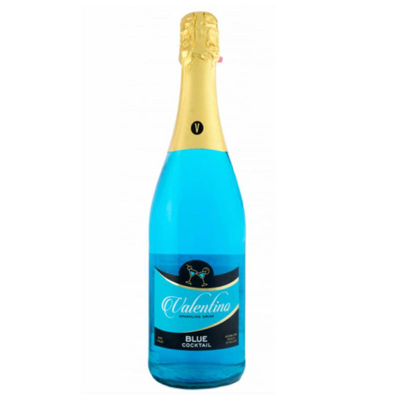 Valentino Apple Sparkling Blue Cocktail 750 Ml