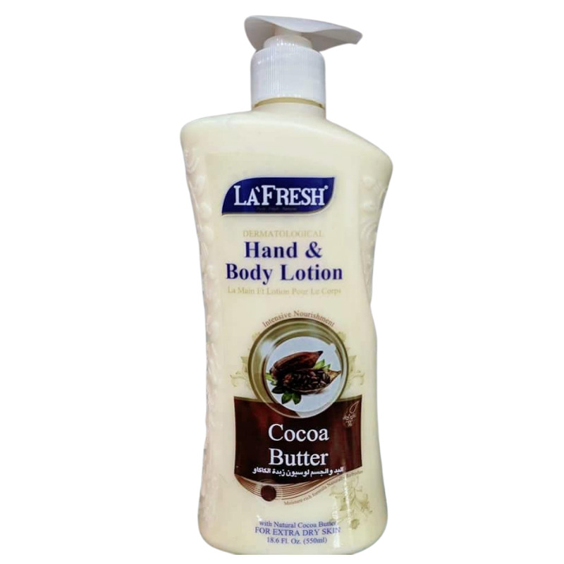 LA FRESH Hand & Body Lotion - Cocoa Butter 550ml