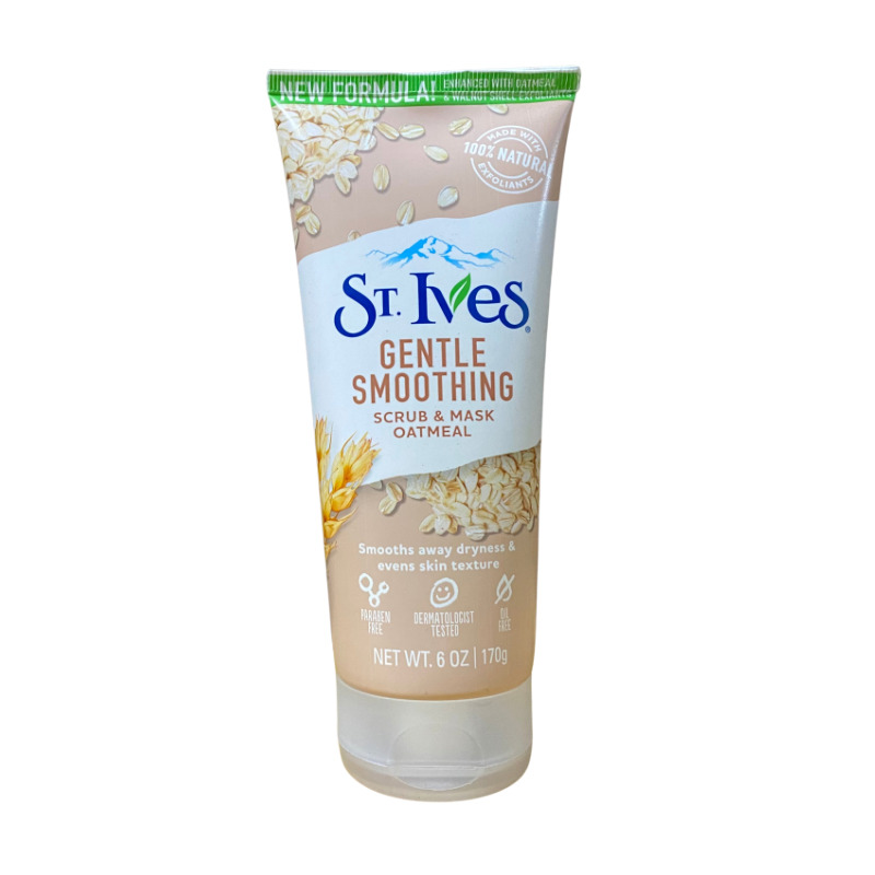 St.Ives Gentle Smoothing Oatmeal Scrub N Mask 170g (Made in USA)