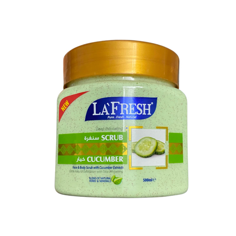 LA FRESH Deep Exfoliating Scrub - Cucumber 500ml