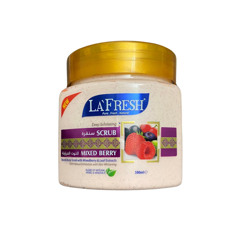 LA FRESH Deep Exfoliating Scrub - Mixed Berry 500ml