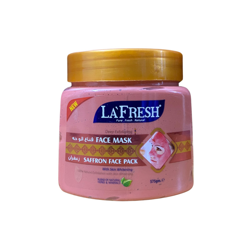 LA FRESH Deep Exfoliating Face Mask - Saffron Face Pack 575g