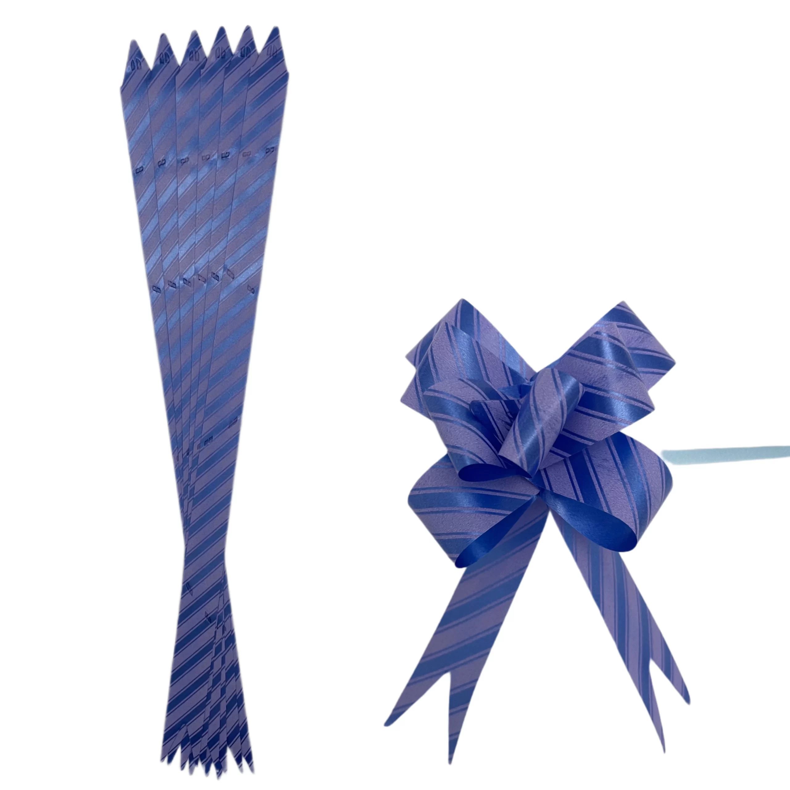 Pull Flower Ribbon Blue - 40cm