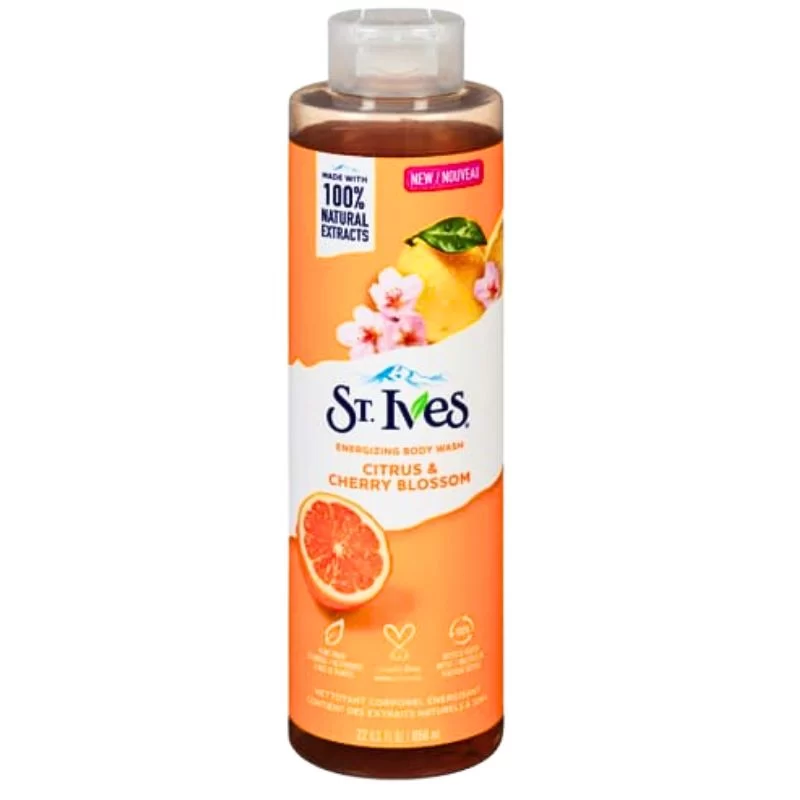 St.Ives Energizing Body Wash - Citrus and  Cherry Blossom 650 ml