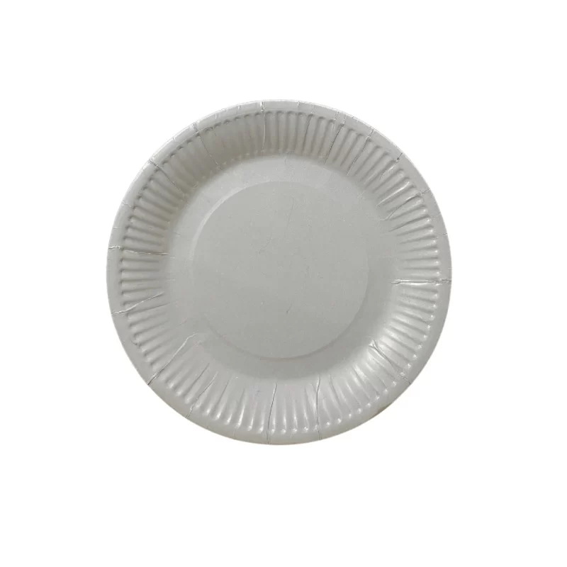 Paper Plate 7 Inches - Grey