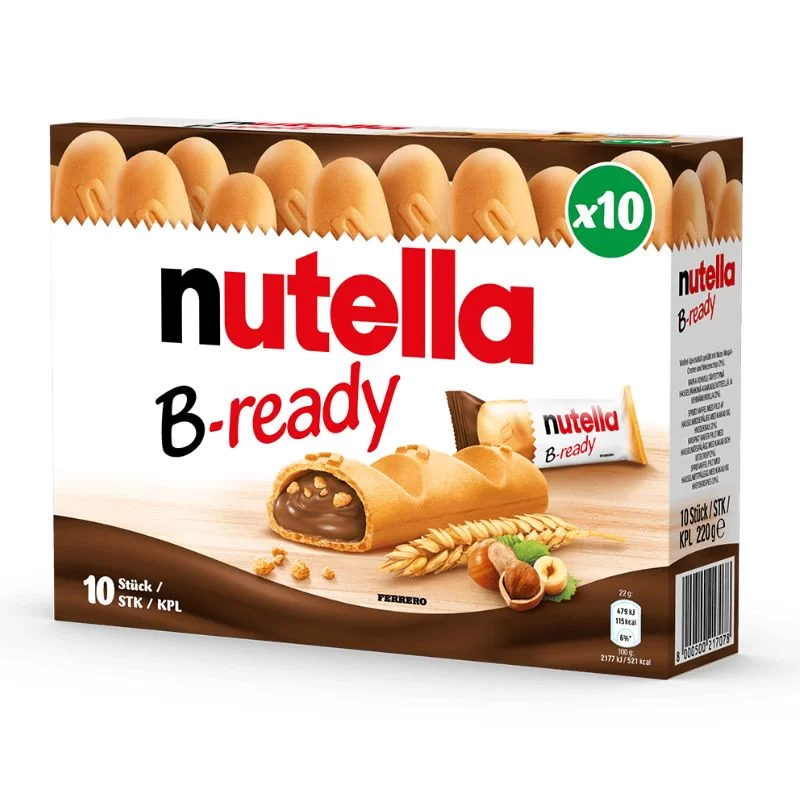Nutella B-Ready 10 Pcs Pack 220 g