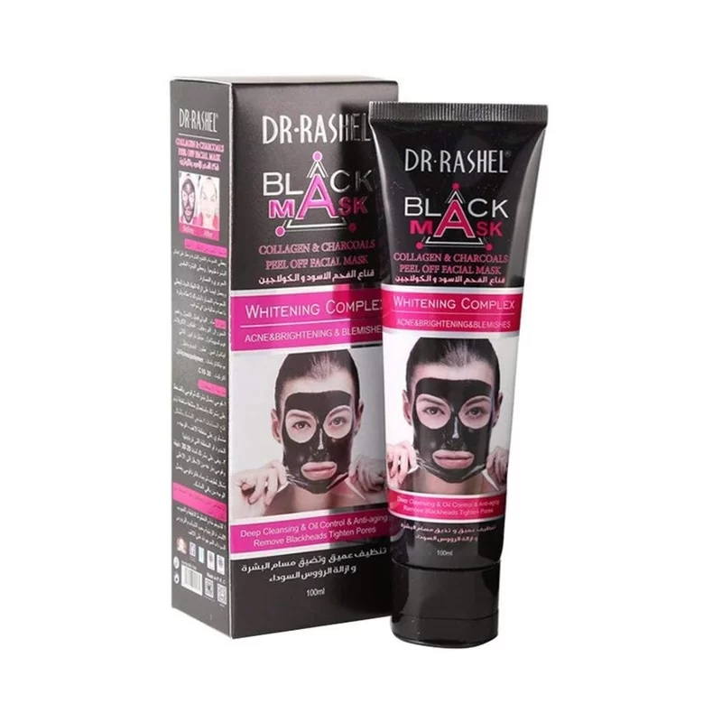 Dr Rashel Black Mask - Collagen & Charcoals Peel off Facial Mask - DRL 1340