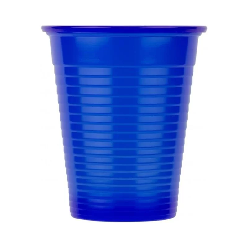 Disposable Plastic Cup 200 ml 10 Pcs Pack - Dark Blue