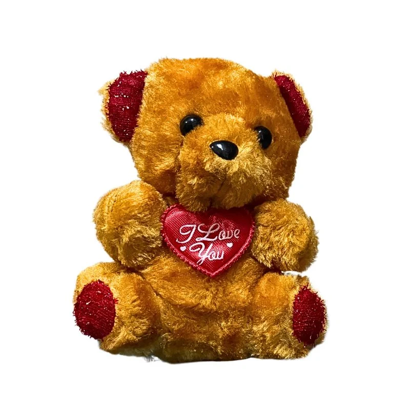 Teddy Bear - I love you - Brown - Medium