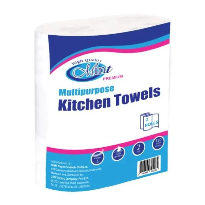 Mint Premium - Kitchen Towel 120 sheets 2 Ply x 2 Rolls