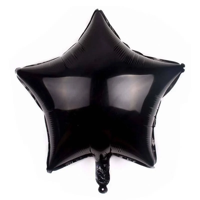 Foil Ballon Star - Black