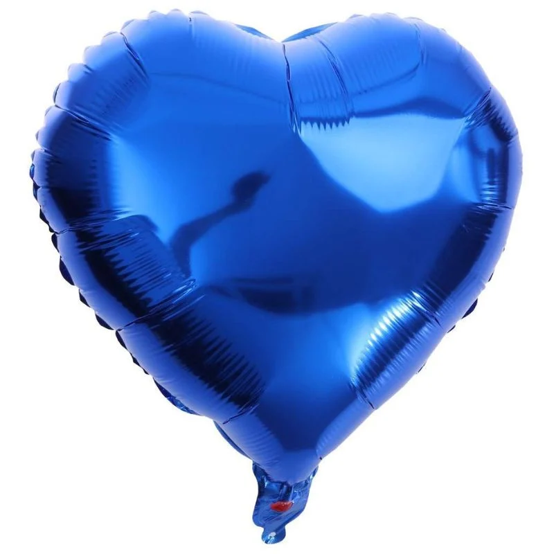 Foil Ballon Heart - Blue