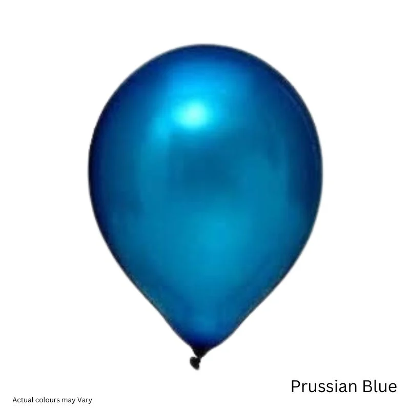 Retro Balloon - 10 Pcs - Prussian Blue