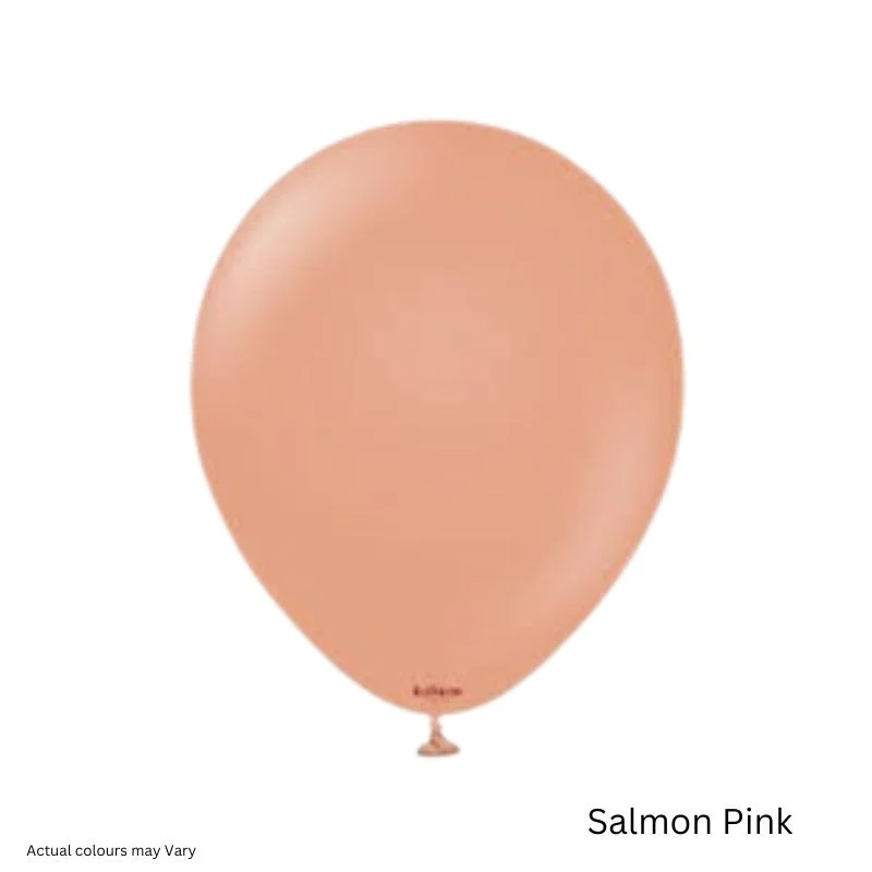 Retro Balloon - 10 Pcs - Salmon Pink