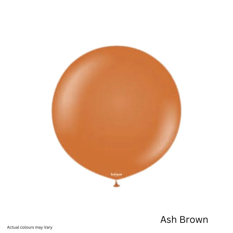 Retro Balloon - 10 Pcs - Ash Brown