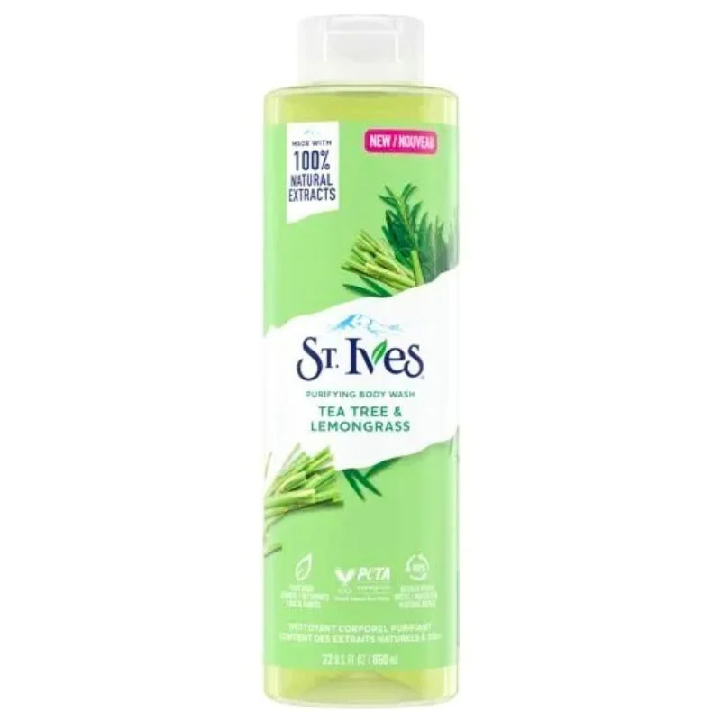 St Ives Purifying Body Wash - Tea Tree n Lemongrass 650 ml