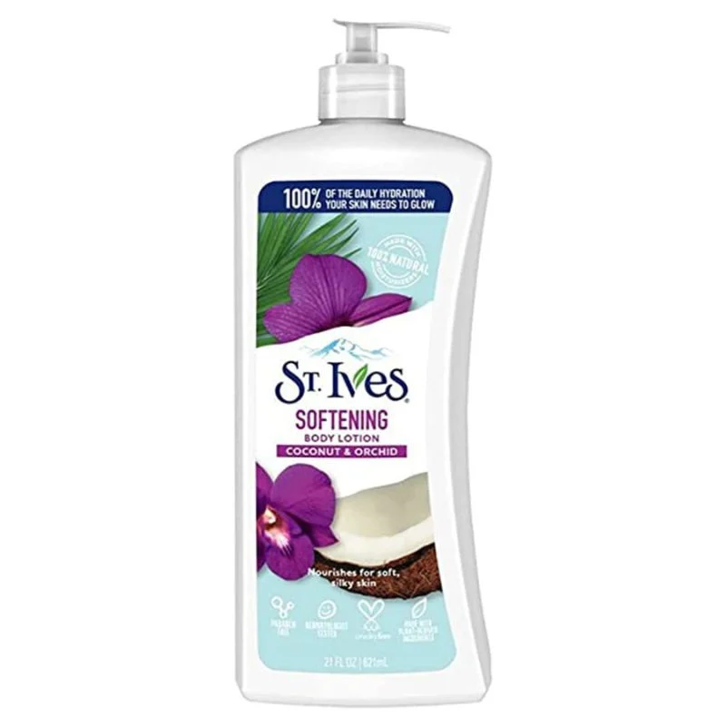 St Ives Softening Body Lotion Coconut n Orchid Made in New Zealand 621 ml