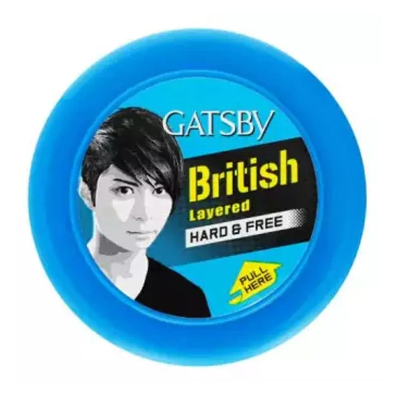 Gatsby - British Layered - Hair Wax - Hard n Free 75 g