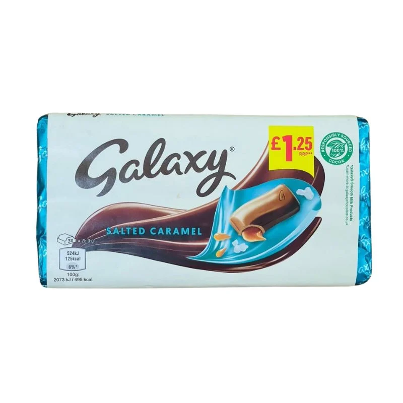 Galaxy Salted Caramel Chocolate 100g