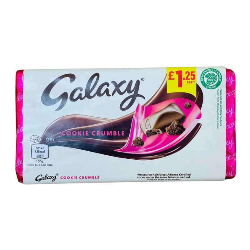 Galaxy Cookie Crumble Chocolate 110g