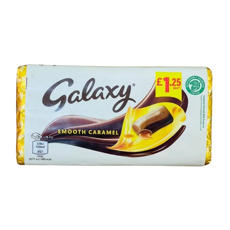 Galaxy Smooth Caramel Chocolate 110g
