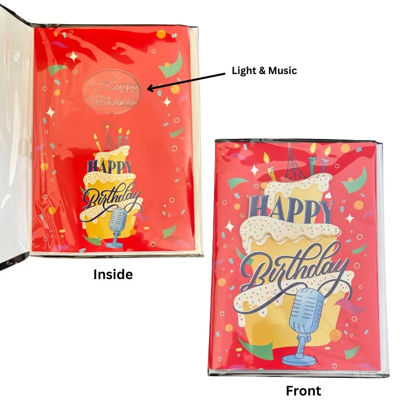 Hapy Birthday Musical Card With Light - SKU 2455 - 3