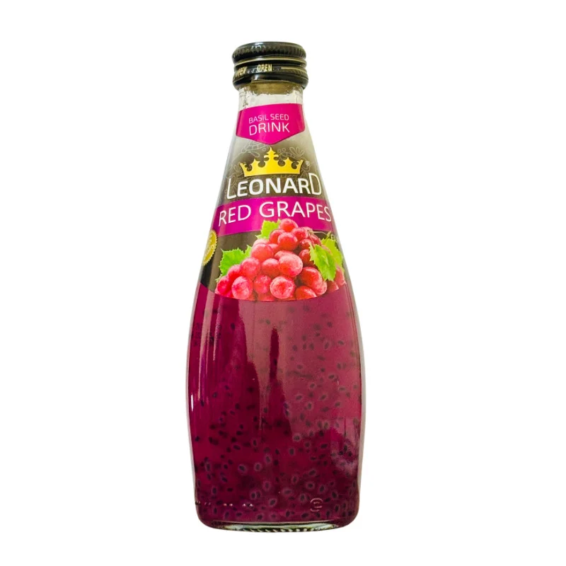 Leonard Basil Seed Drink Red Grapes 290Ml