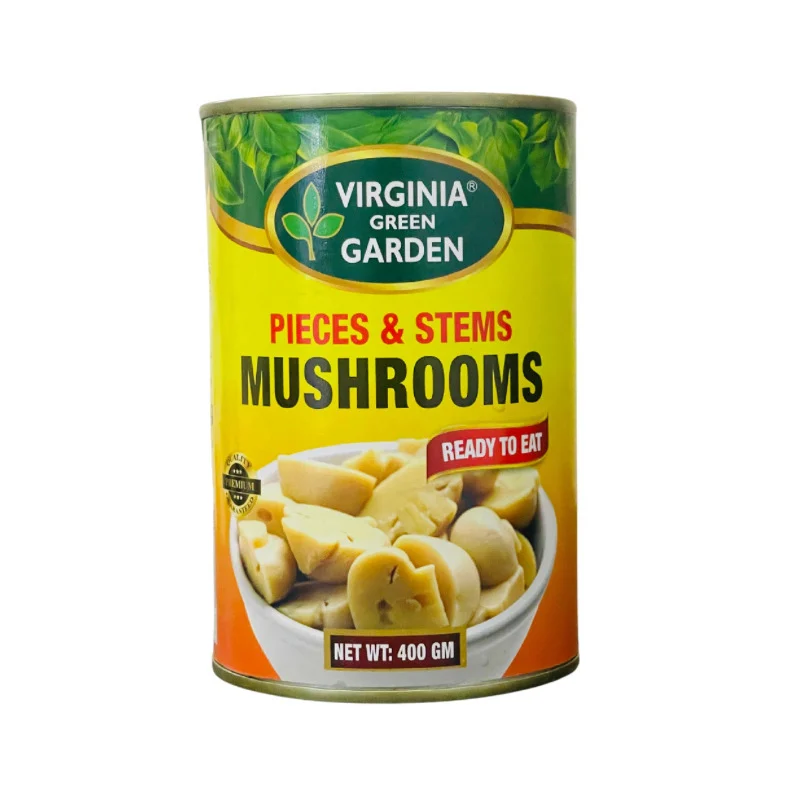 Virginia Green Garden Mushrooms - Pieces & Stems 400 g