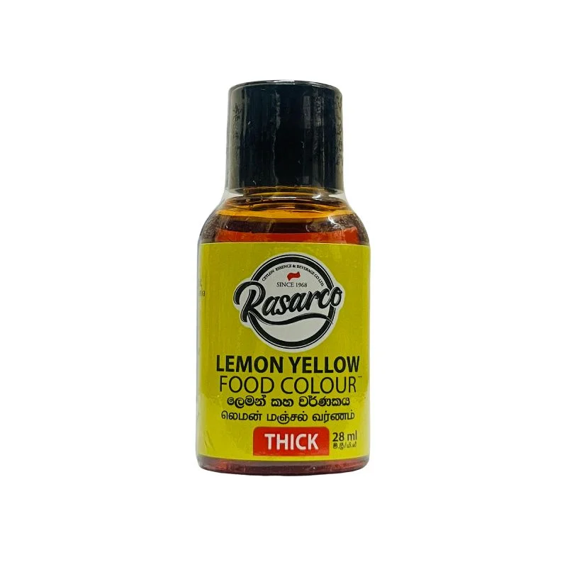 Rasarco Lemon Yellow Thick Colouring - 28ml