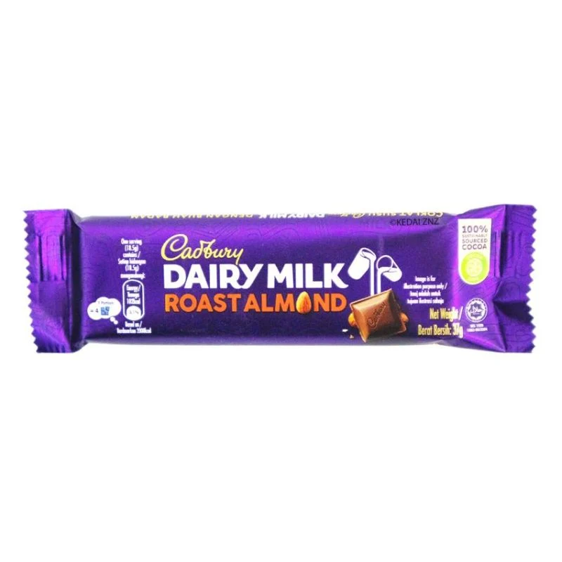 Cadbury Dairy Milk Roast Almond Chocolate 37g