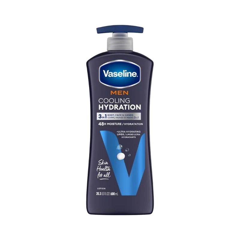 Vaseline Men 3-in-1 Cooling Hydration Lotion 600ml