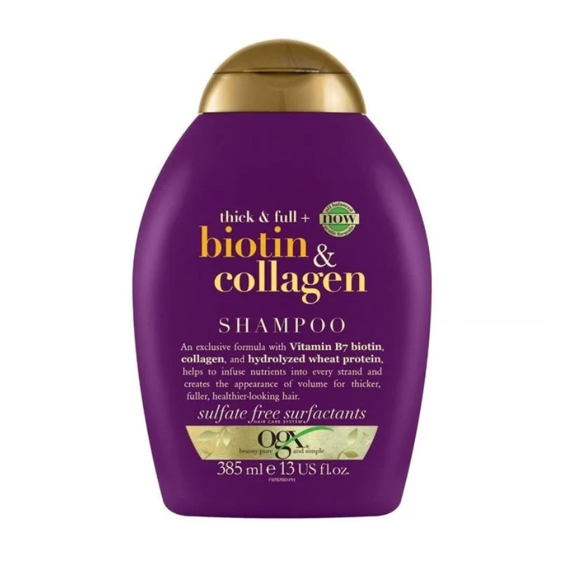 OGX Biotin & Collagen Shampoo 385ml (Made in Greece)