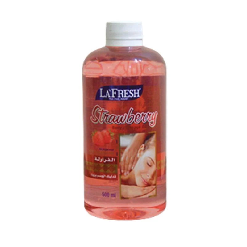 LA FRESH Strawberry Body Massage Oil 500 ml